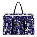 Tomb And Skeleton Pattern Print Utility Tote Bag