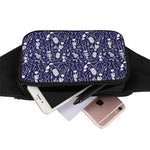 Tomb And Skeleton Pattern Print Waist Bag