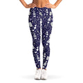 Tomb And Skeleton Pattern Print Women's Leggings