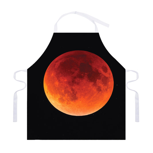 Total Lunar Eclipse Print Adjustable Apron