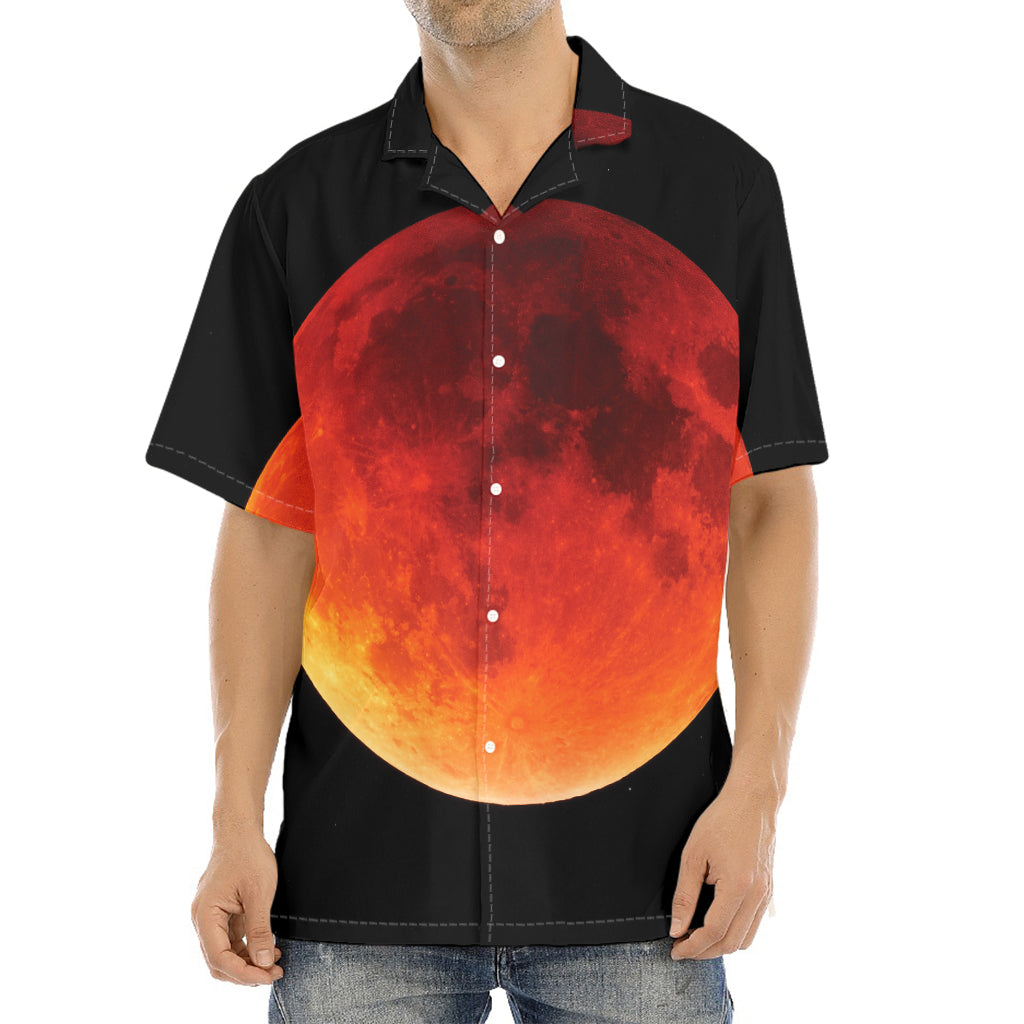 Total Lunar Eclipse Print Aloha Shirt