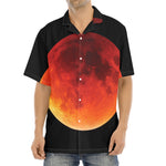 Total Lunar Eclipse Print Aloha Shirt