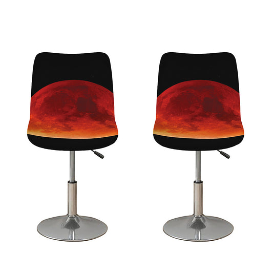 Total Lunar Eclipse Print Bar Stool Covers