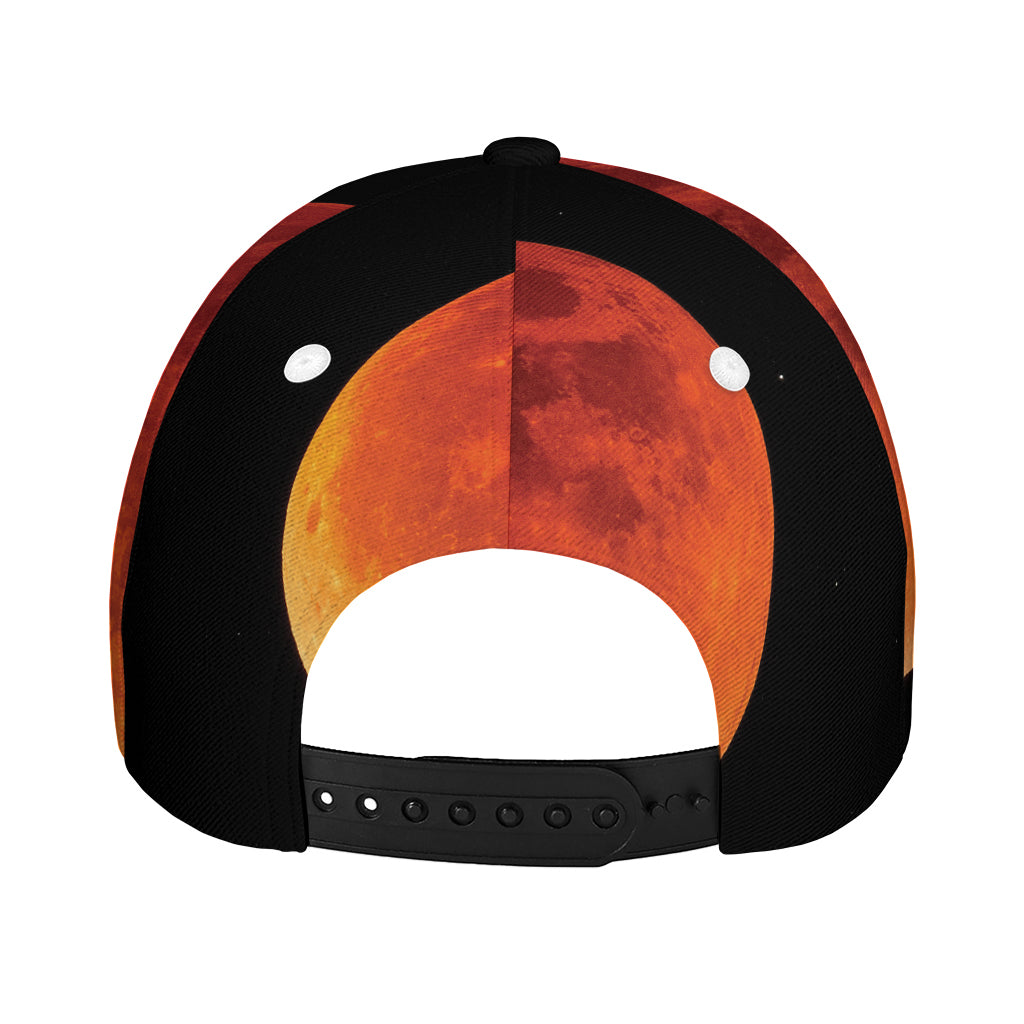 Total Lunar Eclipse Print Baseball Cap