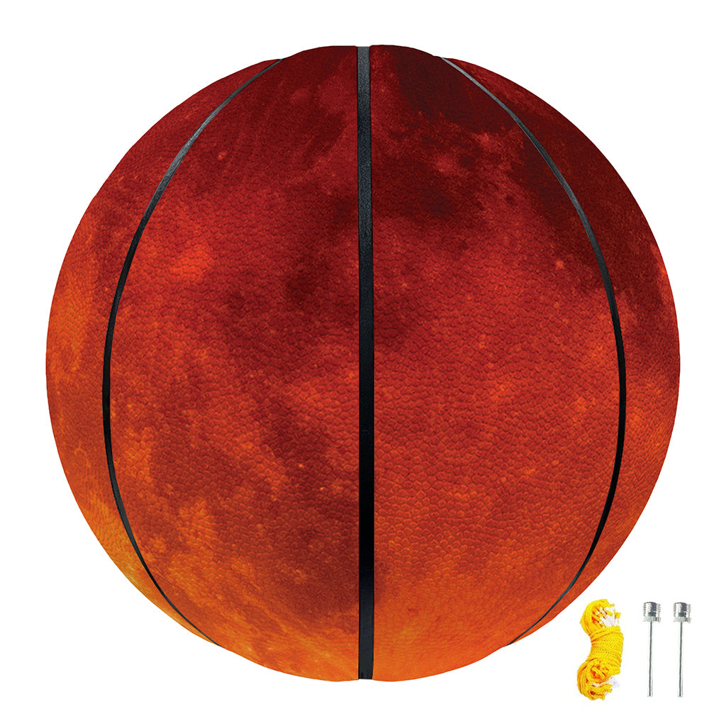 Total Lunar Eclipse Print Basketball