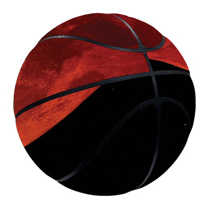 Total Lunar Eclipse Print Basketball
