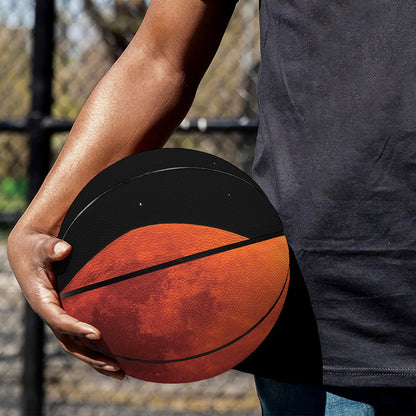 Total Lunar Eclipse Print Basketball