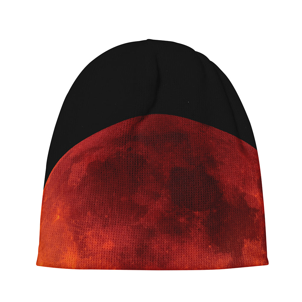 Total Lunar Eclipse Print Beanie
