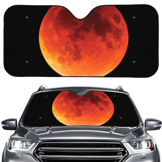 Total Lunar Eclipse Print Car Windshield Sun Shade