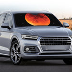 Total Lunar Eclipse Print Car Windshield Sun Shade