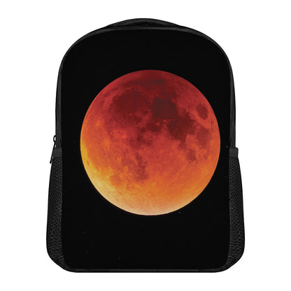 Total Lunar Eclipse Print Casual Backpack