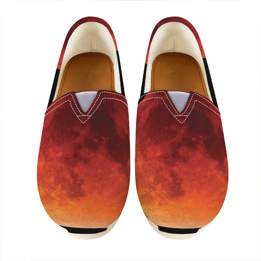Total Lunar Eclipse Print Casual Shoes