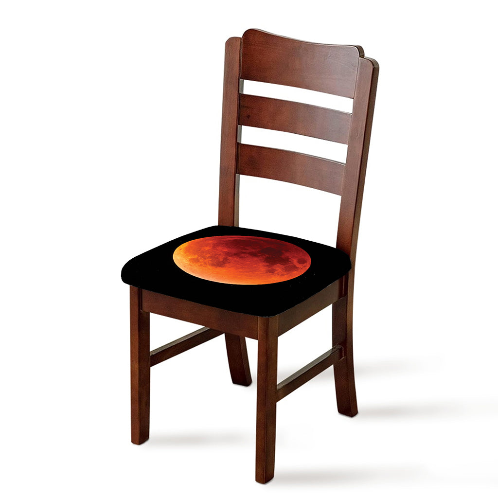 Total Lunar Eclipse Print Chair Cushion Cover
