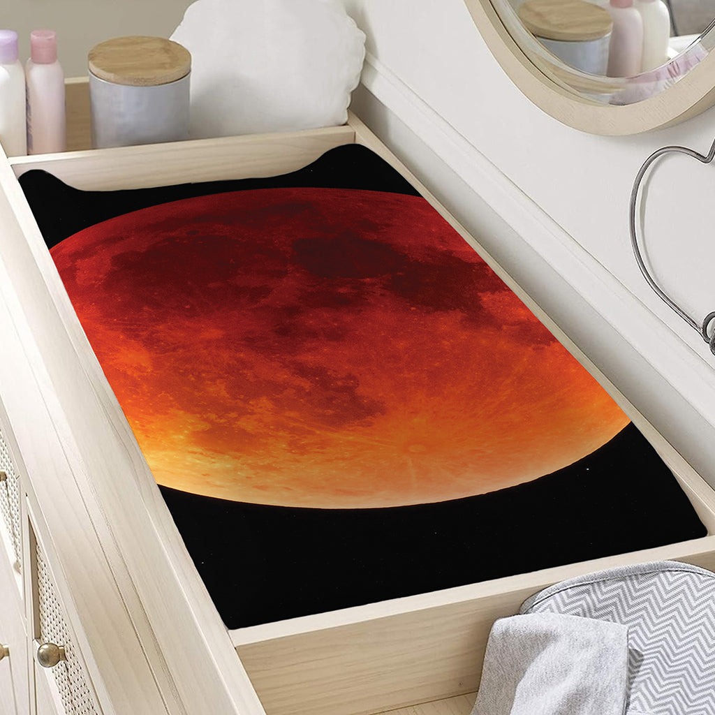 Total Lunar Eclipse Print Changing Pad Cover