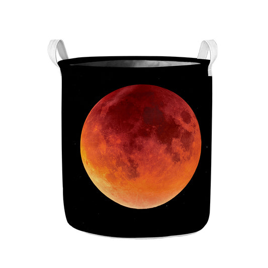Total Lunar Eclipse Print Collapsible Laundry Basket