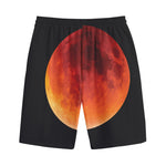 Total Lunar Eclipse Print Cotton Shorts