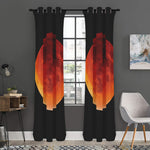 Total Lunar Eclipse Print Curtain