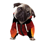 Total Lunar Eclipse Print Dog Zip Up Hoodie