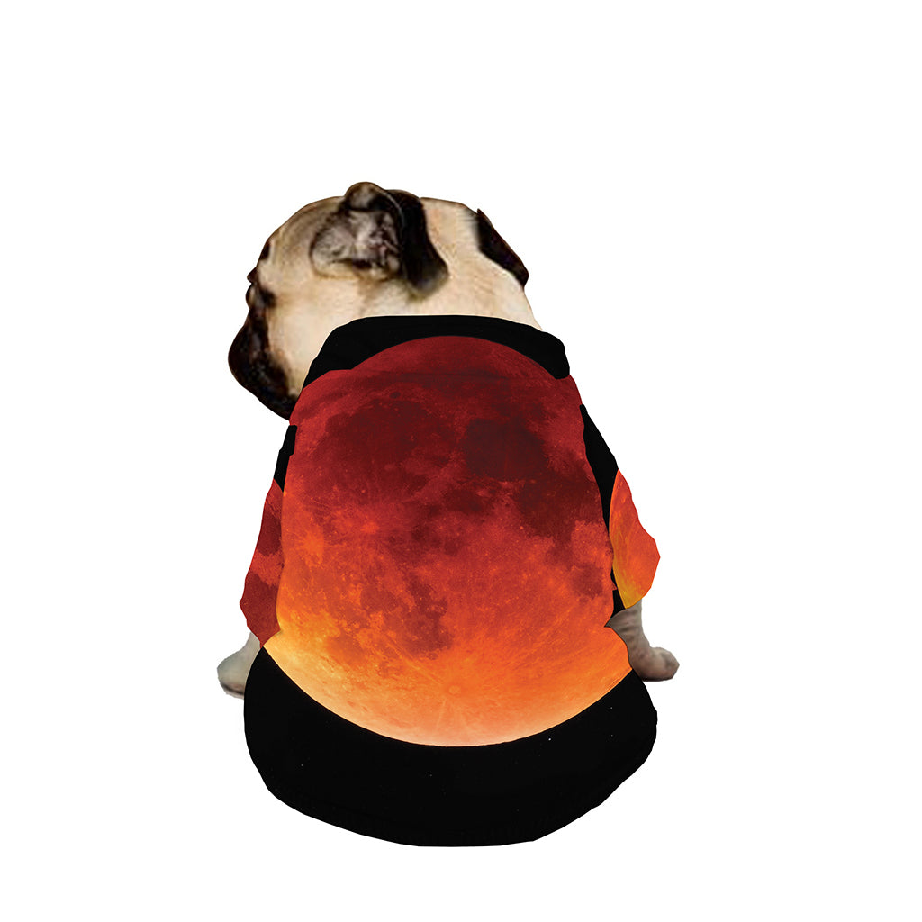 Total Lunar Eclipse Print Dog Zip Up Jacket