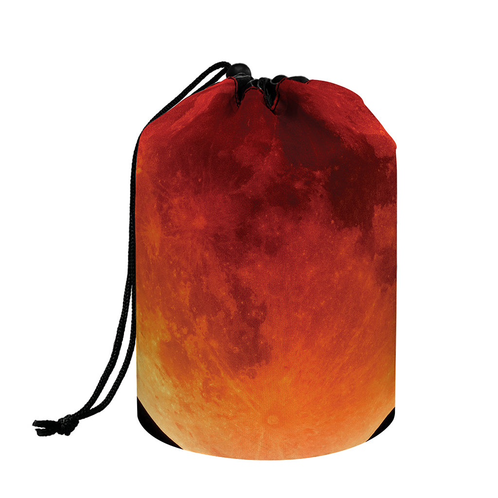 Total Lunar Eclipse Print Drawstring Makeup Bag