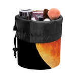 Total Lunar Eclipse Print Drawstring Makeup Bag