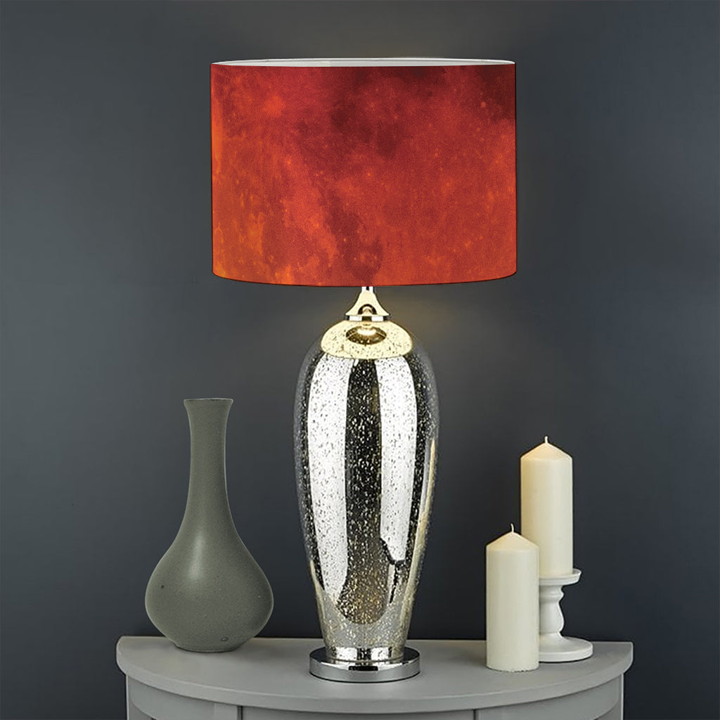 Total Lunar Eclipse Print Drum Lamp Shade