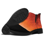 Total Lunar Eclipse Print Flat Ankle Boots