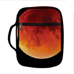 Total Lunar Eclipse Print Front Pocket Bible Bag