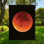 Total Lunar Eclipse Print Garden Flag