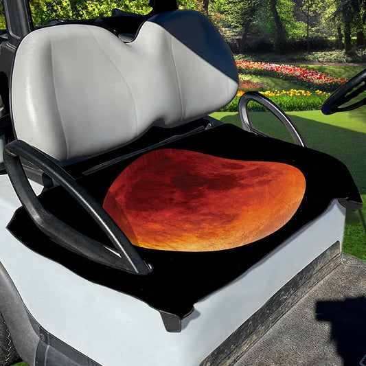 Total Lunar Eclipse Print Golf Cart Seat Cover