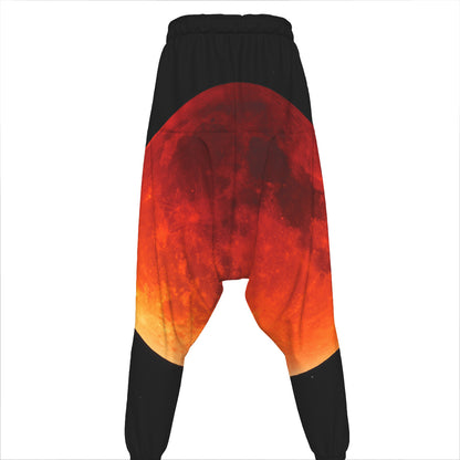 Total Lunar Eclipse Print Hammer Pants