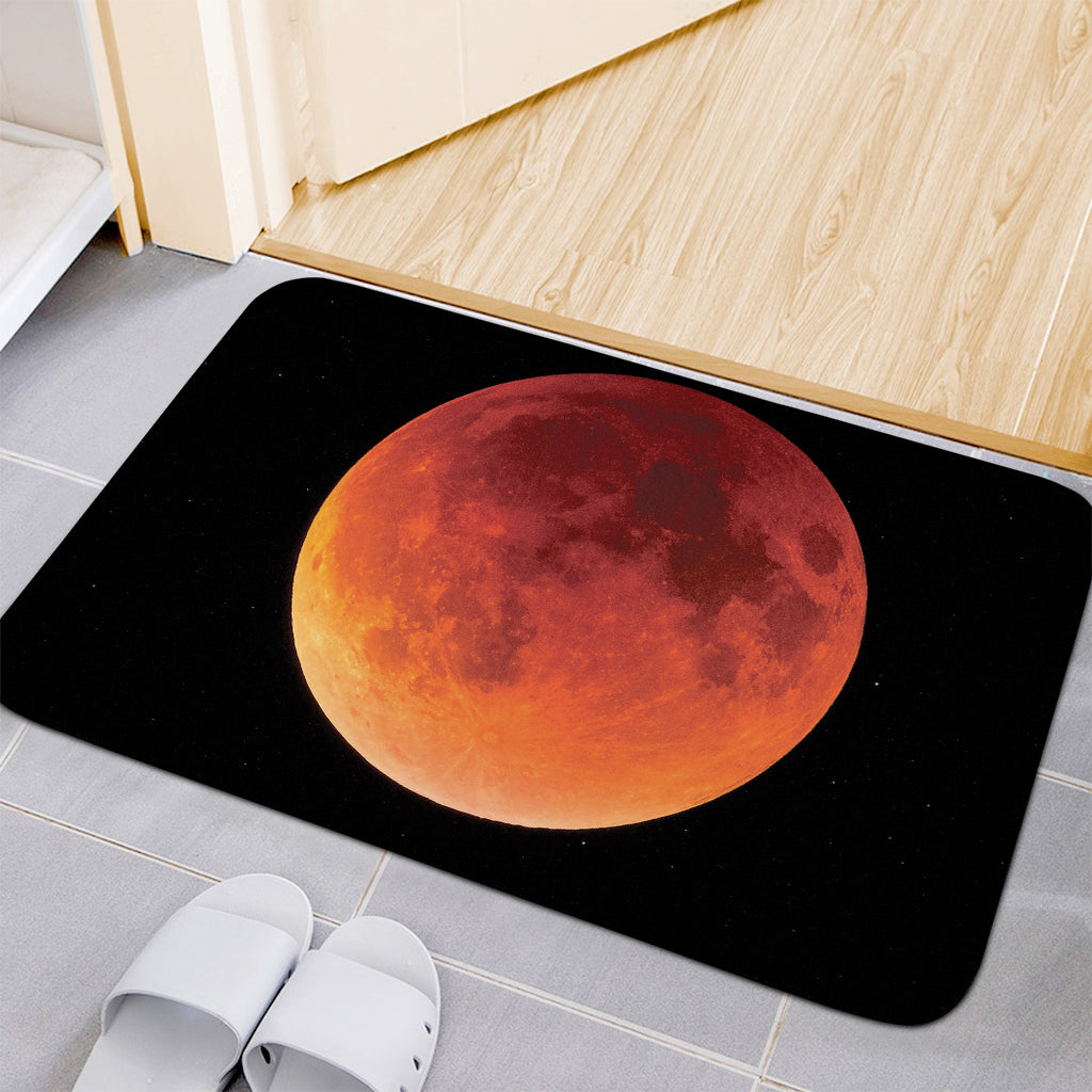 Total Lunar Eclipse Print Indoor Door Mat