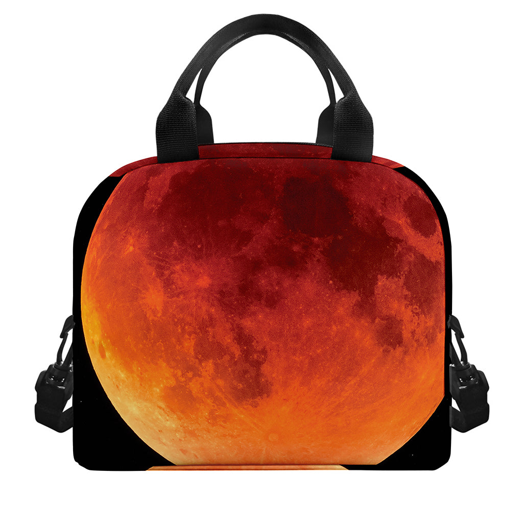Total Lunar Eclipse Print Insulated Lunch Bag