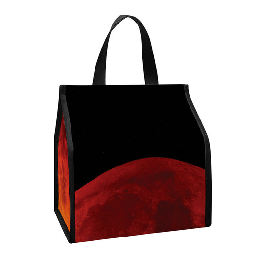 Total Lunar Eclipse Print Insulated Lunch Tote