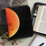 Total Lunar Eclipse Print Leather Bible Cover