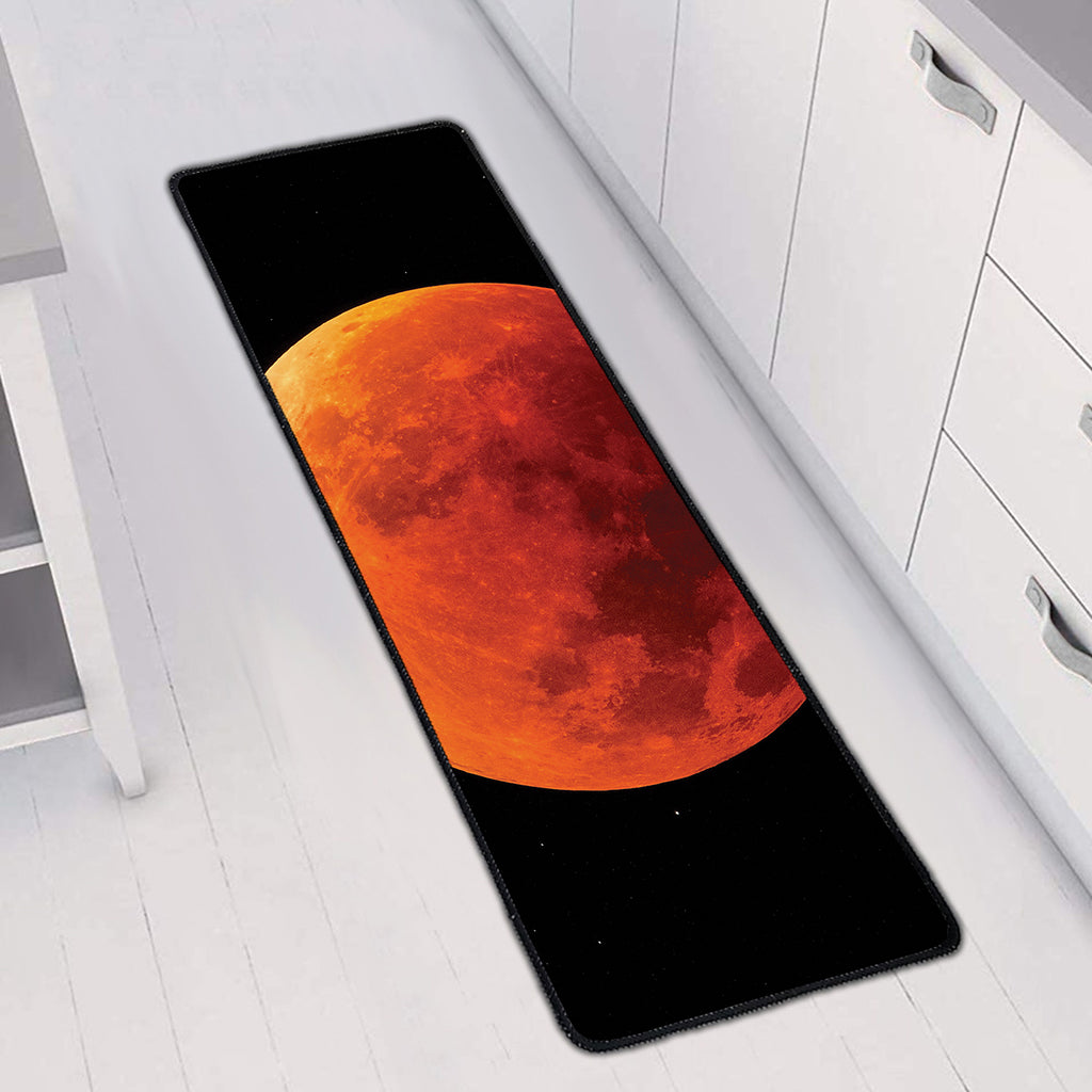 Total Lunar Eclipse Print Long Kitchen Mat