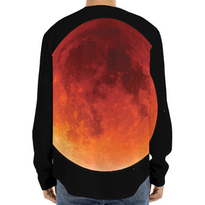 Total Lunar Eclipse Print Long Sleeve Baseball Jersey