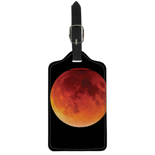 Total Lunar Eclipse Print Luggage Tag