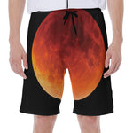 Total Lunar Eclipse Print Men's Beach Shorts
