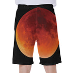 Total Lunar Eclipse Print Men's Beach Shorts