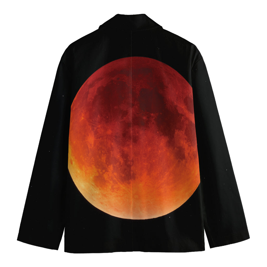 Total Lunar Eclipse Print Men's Blazer