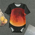 Total Lunar Eclipse Print Men's Bodysuit