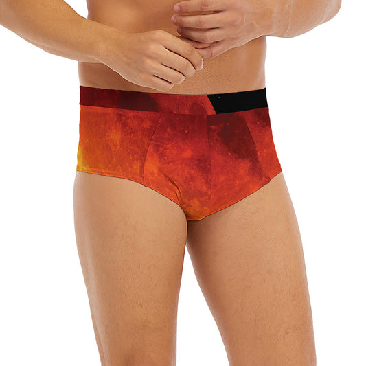Total Lunar Eclipse Print Men's Briefs