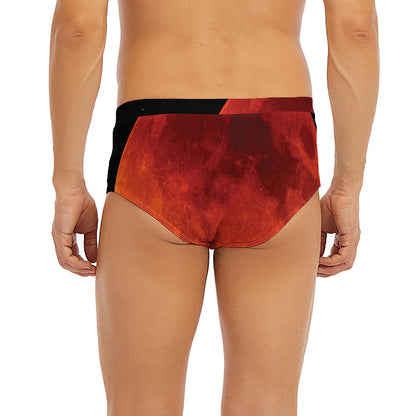 Total Lunar Eclipse Print Men's Briefs