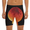 Total Lunar Eclipse Print Men's Long Boxer Briefs