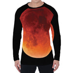 Total Lunar Eclipse Print Men's Long Sleeve T-Shirt