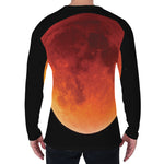 Total Lunar Eclipse Print Men's Long Sleeve T-Shirt