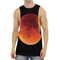 Total Lunar Eclipse Print Men's Muscle Tank Top