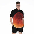 Total Lunar Eclipse Print Men's Romper