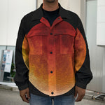 Total Lunar Eclipse Print Men's Shirt Jacket